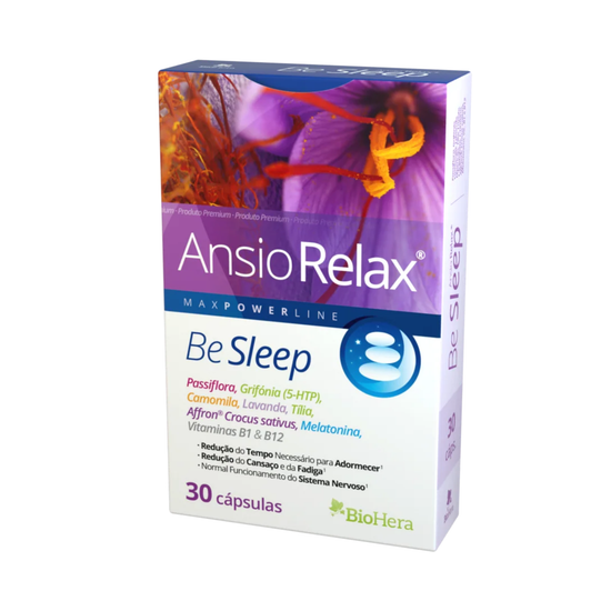 suplemento melatonina sono ansiorelax besleep biohera