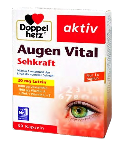 Luteína Visão Augen Vital Suplemento Ocular