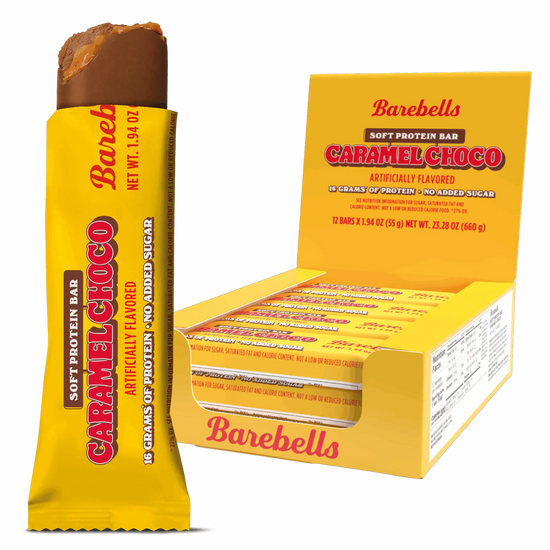 Barebells Soft Barra Proteica Caramel Choco - Caixa 12 Barras 55g