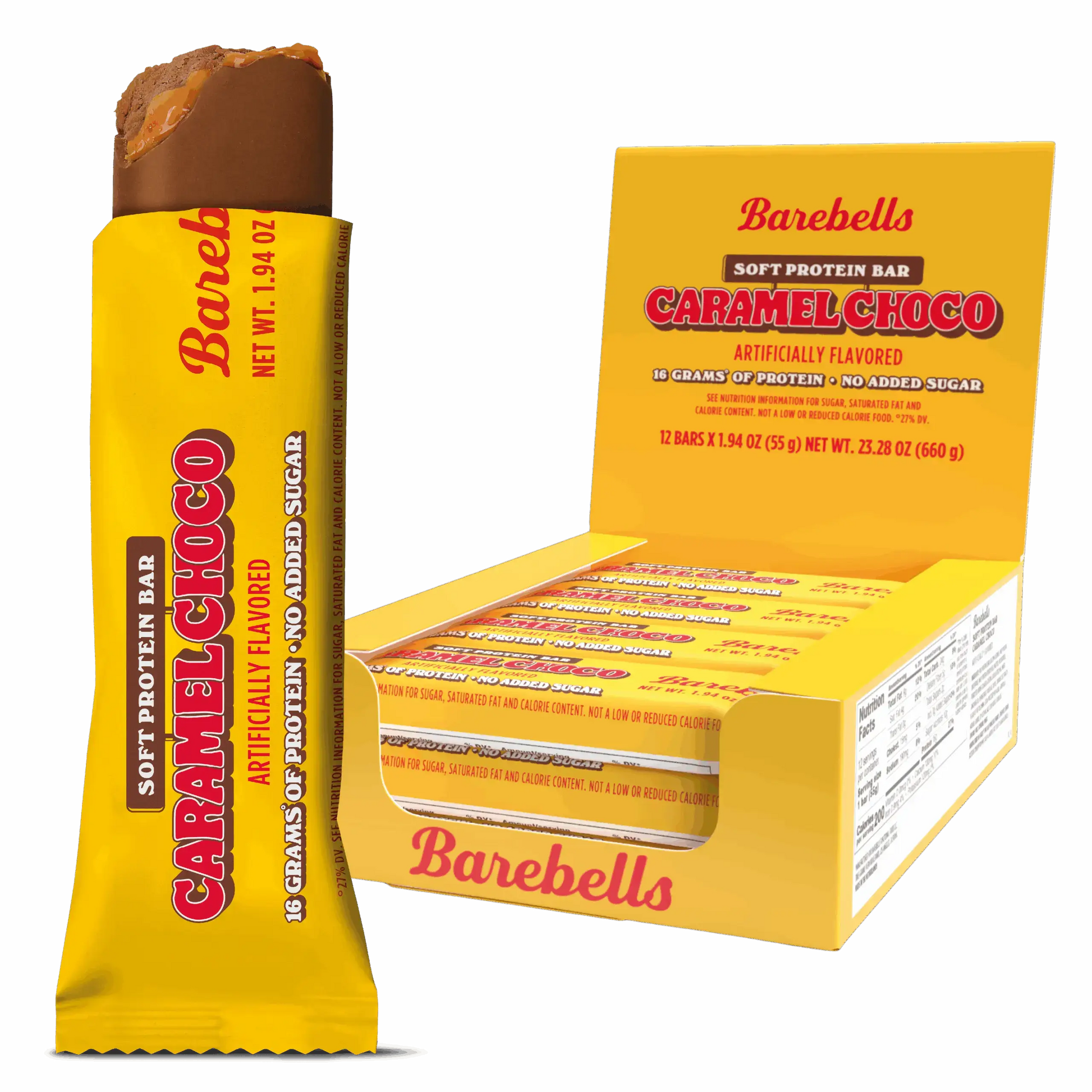 Barebells Soft Barra Proteica Caramel Choco - Caixa 12 Barras 55g