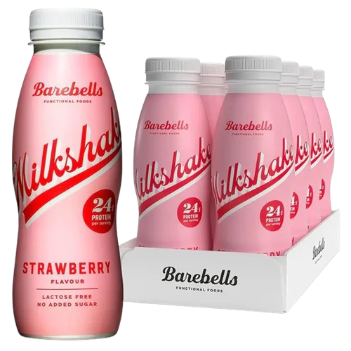 Barebells Milkshake Proteico Morango - Caixa 8 Garrafas 330ml