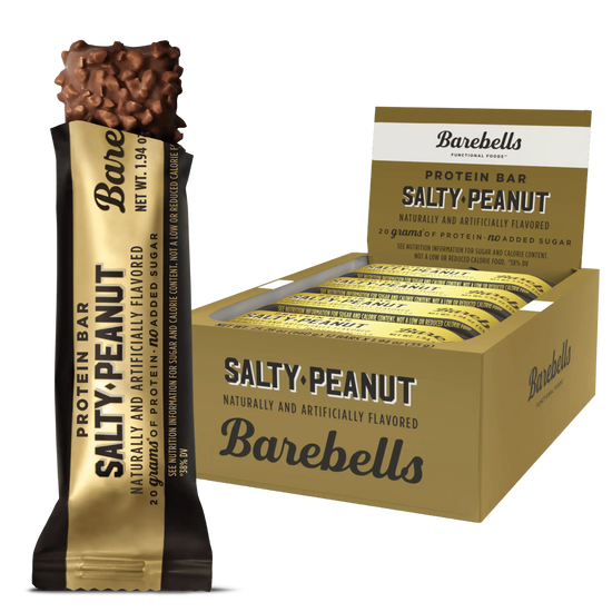 Barebells Barra Proteica Salted Peanut - Caixa 12 Barras 55g
