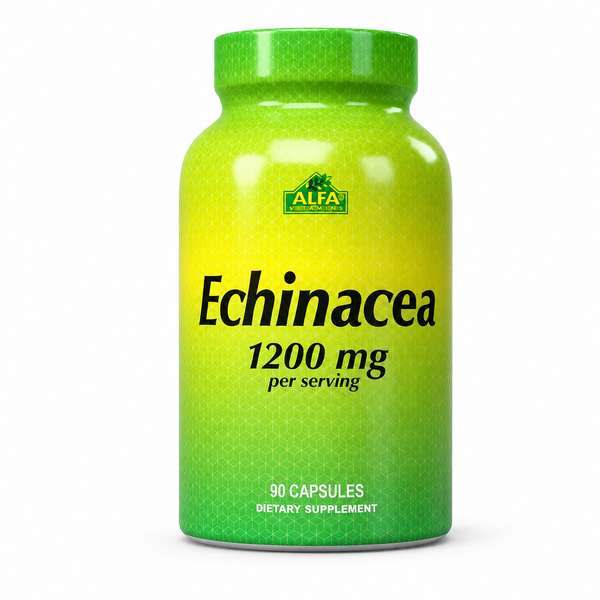 Alfa Vitamins Echinacea 1200 mg 90 Cápsulas