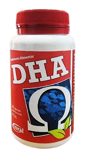 DHA Ómega 3 Suplemento 30 Cápsulas Niral