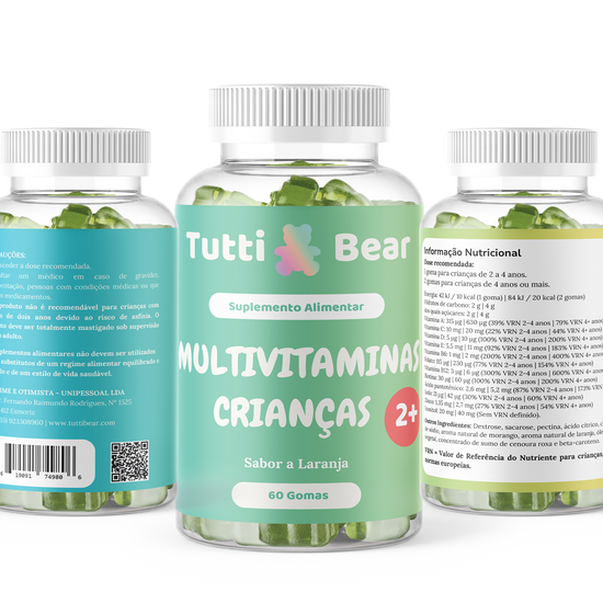 Gomas Multivitamínicas para Crianças Tutti Bear
