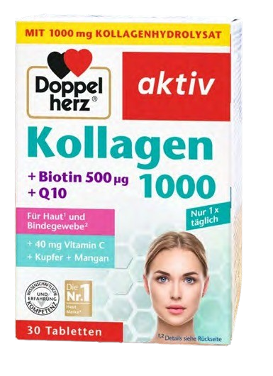 Kollagen 1000 + Biotina + Q10