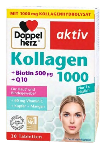 Kollagen 1000 + Biotina + Q10