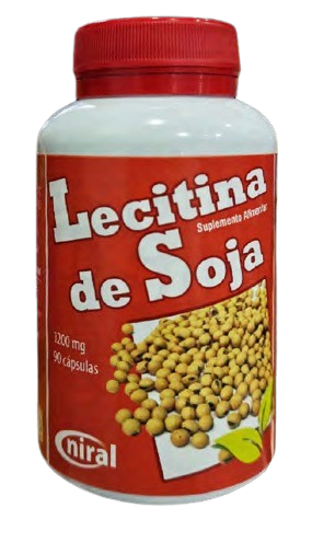 Lecitina de Soja 1200 mg Suplemento Alimentar em Cápsulas