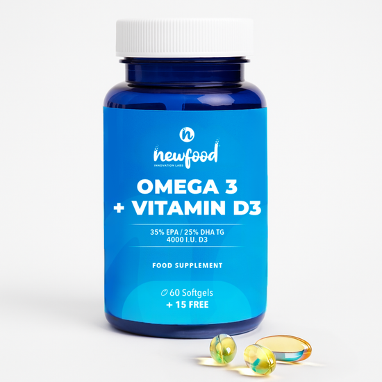 Omega 3 Vitamina D3 softgels