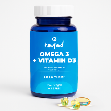 Omega 3 Vitamina D3 softgels