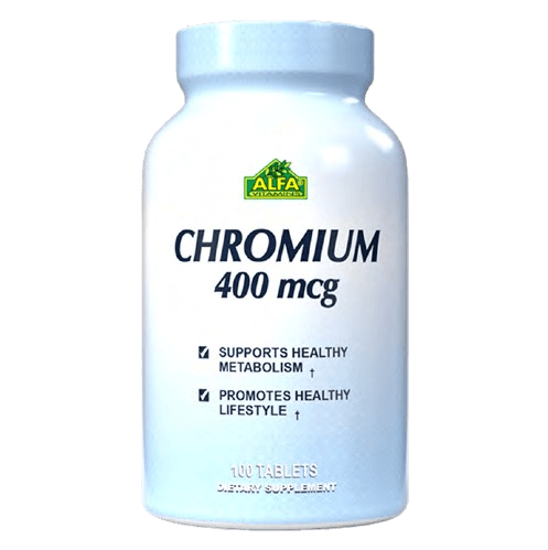 Picolinato de Crómio 400mcg - Metabolismo e Composição