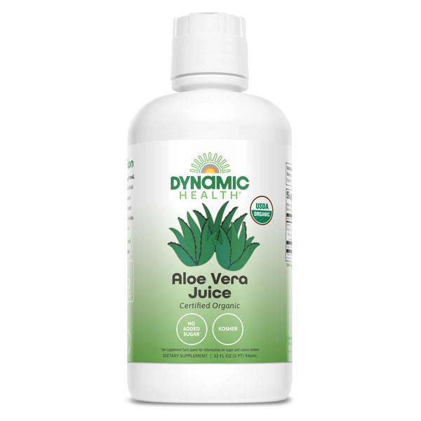 Sumo de Aloé Vera Orgânico 946ml Dynamic Health – Digestão