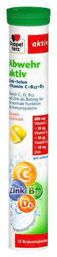 immune supplement vitamin C zinc B12 D3