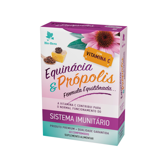 Equinácea Própolis Vitamina C – Apoio à Imunidade | Biohera