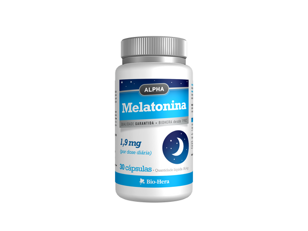 Alpha Melatonina 1,9 mg 30 Cápsulas BioHera