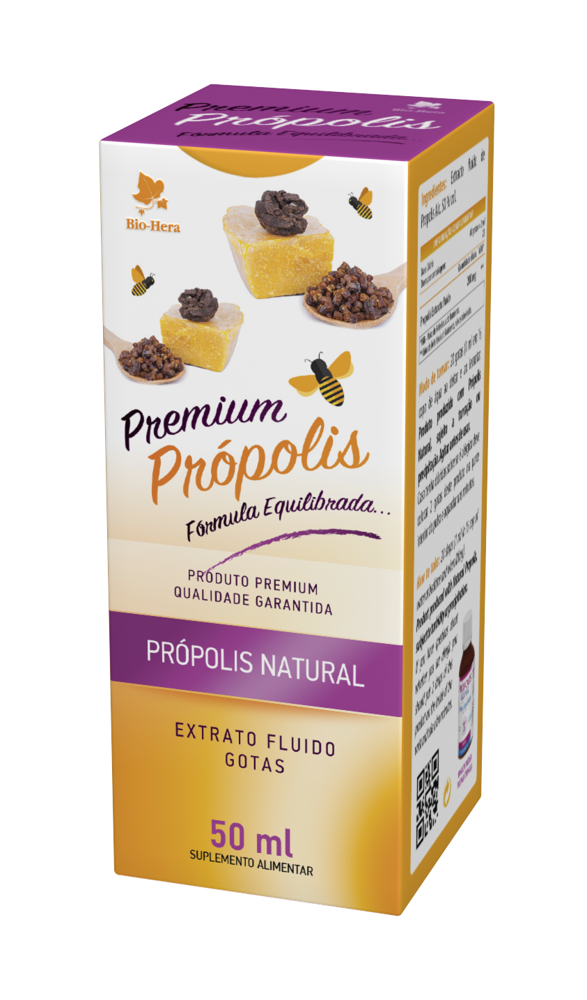 Premium Própolis Gotas 50ml Natural