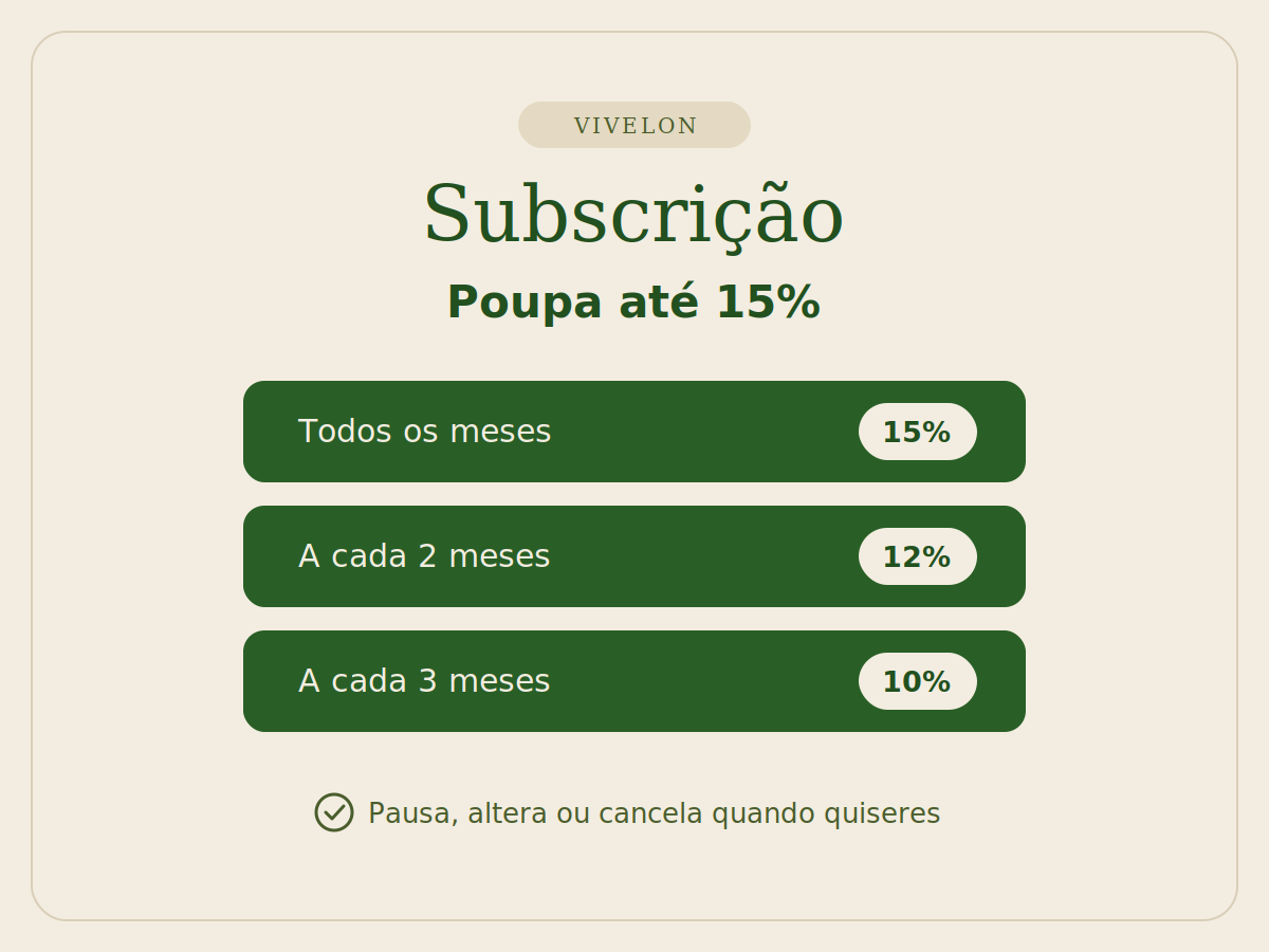 A tua rotina de suplementos, tratada por nós.